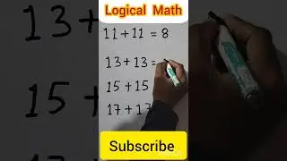 Logical Math Puzzle 🔥#video #maths #shortvideo #viral #youtube #youtubeshorts #views #ytshorts #yt