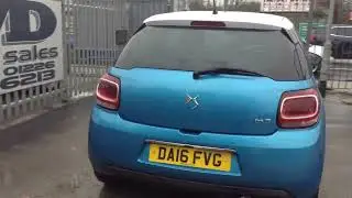 citroen ds3 in blue automatic    8 1