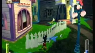 Mickey paints Ostown