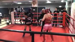 Dino Kalac (SKI) vs Johan Dahlen (LKK) (Norrland Open 3 Thaiboxning, Match 4)