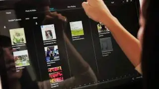 VAIO L Media Gallery with touch screen