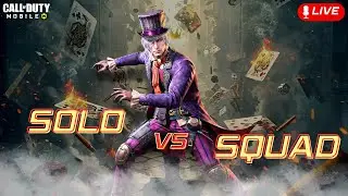 CODM LIVE💥| It's Time To SOLO vs SQUAD💀 #codm #codmobile #callofdutymobile