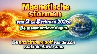 Magnetische stormen van 2 tot 8 februari 2026. De meest actieve dagen. (Nederlands)
