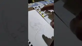 #youtubeshorts #stencilart #portraittutorial #portrait #girl #love #colour #trend #song #arijitsingh