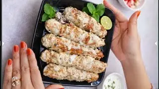 Chicken Seekh Malai Roll Recipe | Soft,Creamy& Super Tasty#chicken#food#recipe#ytshorts#yt #explore 