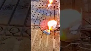 The process of casting iron fences.#shorts #tools