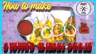 How to make perfect stuffed mirchi bhajji. Easy recipe to make. Tangy and spicy..
