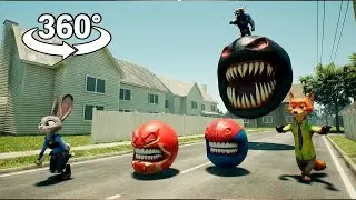 Run From Pacman Venom | Street Horror 360 VR