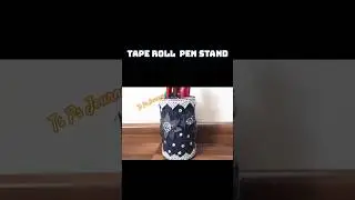 Cardboard holder|Cardboard roll craft ideas||Cardboard roll pen stand||Diy pen holder