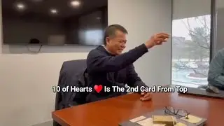 F21 Magic Trick 3065 - 10 of Hearts Is The 2nd Card From Top (NCPCCS) #magic