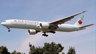 IMPOSSIBLE LANIDNG!!! Amazing Landing Boeing 777 AIR CANADA at MIAMI International Airport