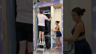 Изготавливаем шкафчик для дополнительного места для хранения вещей вокруг нашей стиральной и суши...