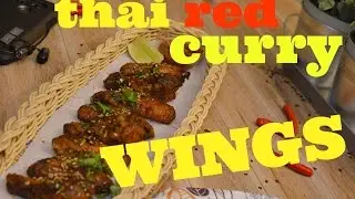 Red curry Chicken wings - Thai style Red curry Wings | Wings recipe Bangla
