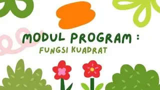 SCRATCH FUNGSI KUADRAT ❗ tutorial cara mambuat scratch modul program : fungsi kuadrat 