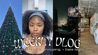 VLOG: German Christmas Market, Work Event, + Holiday Shopping