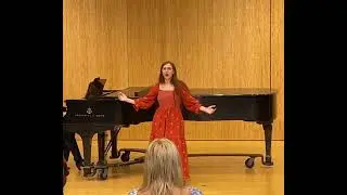 Addyson Finley sings Lee Hoiby&rsquo;s &ldquo;The Serpent&rdquo; at NATS Classical Honors recital