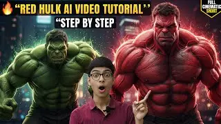 AI Se Hulk Story Video Kaise Banaye 🤯 | Red Hulk AI Video Tutorial Step By Step @InsideEdition 