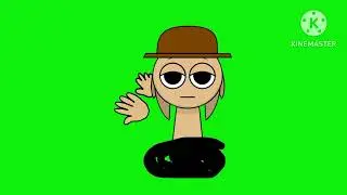 Sprunki Tunner Running Green Screen