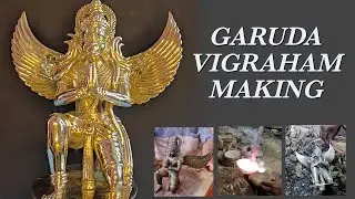 GARUDA IDOL MAKING |BRASS IDOL | Hindu God |