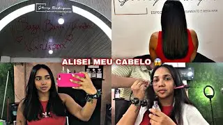 ALISEI MEU CABELO CACHEADO| ESTÁ ENORME 😱
