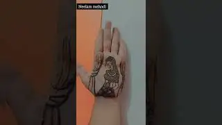 #beautifulbride #bride #dulhan🔥🔥 #choti#easymehndi #figurework #portrait&hearts;️&hearts;️