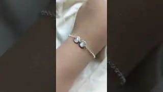 Fingerprint & Baby Handprint Disc Bracelet: Keepsake Jewelry