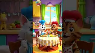 Cute Cats Cooking and Eating Together 🍲 | Funny Cat Chef Show for Kids | Smart Zoo Cartoon Video