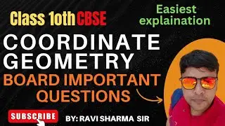 Class 10 th important coordinate geometry questions 