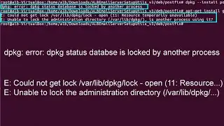 dpkg error status database is locked | apt error could not get lock | proper & beginner's solution