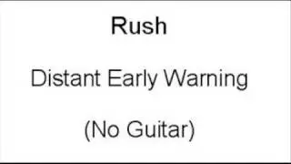 Rush - Distant Early Warning - no guitars cover