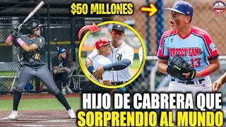 Lo que NO SABIAS de CHRISTOPHER CABRERA hijo de MIGUEL CABRERA y el NUEVO SHOHEI OHTANI de la MLB