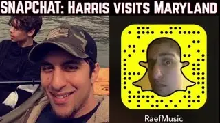 Raef's SNAPCHAT vlog : Harris Visits Maryland