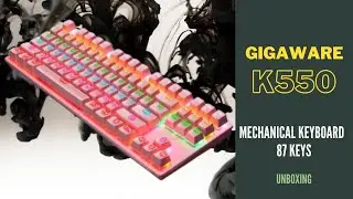 Gigaware K550 Mechanical Keyboard 87 keys | Unboxing