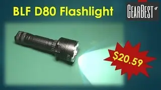 BLF D80 1100 Lumen Flashlight from GearBest
