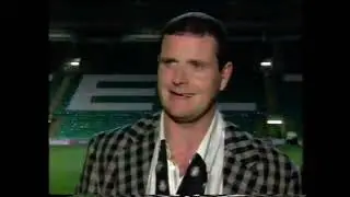 Paul Gascoigne interview about press intrusion 1995 Celtic park