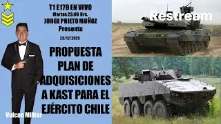 T1E179 En vivo Martes 23 Hrs. | Propuesta Plan de Adquisiciones del Ejército para J.A: Kast