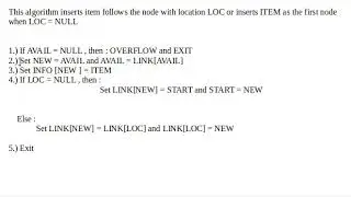 Insertion after Given Node | With Algorithm | Tech Code | C Programming