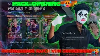 Pack opening & Challenge Match with Subscribers #efootball#match#revenge #rankpush #division#revenge