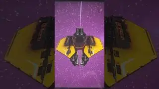 Fun Looking Yellow Sentinel Ship location in No Man's Sky