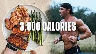 How I Eat To Lift Heavy & Run Far | 3,800 Calorie Full Day Of Eating