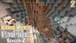 Epic Minecraft Caving Adventure | KingZee's Empire S2 Ep.2 | Minecraft 1.18 Survival Lets Play