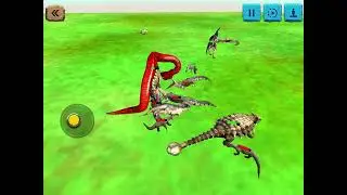 Herbivores dinosaurs vs reptile army #animalrevoltbattlesimulator 