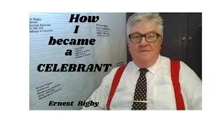 Ernest Rigby Melbourne Civil Celebrant How I Became a Civil Celebrant