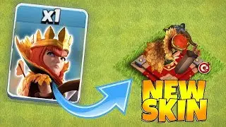 Clash of clans new queen skin! Buying Autumn queen skin!!