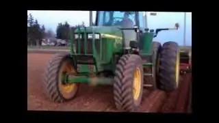 John Deere 7710 with Trimble Ez-Steer on CORS RTK Corrections