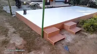 cukup modal 2 juta.bisa buat panggung pelaminan dari triplek