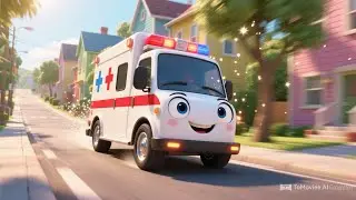 Ambulance Nee Naw Song 🚑 | Emergency Vehicles Song for Toddlers & Kids | Nursery Rhymes