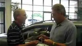 Rick Monday takes delivery of a Volvo C70
