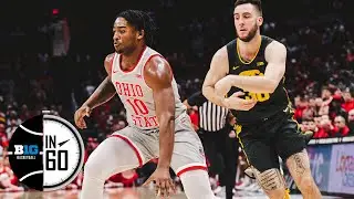Iowa at Ohio State | Jan. 21, 2022 | B1G Basketball in 60
