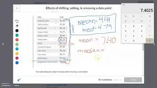 Homework Help - Khan - Effects of shifting, adding, & removing a data point